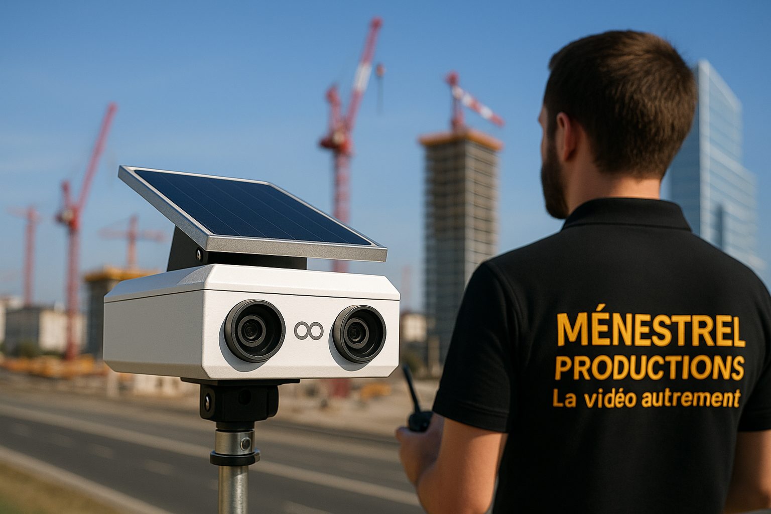 caméra timelapse de chantier